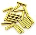 YoCoo 4mm Gold Plated Female & Male Bullet Banana Plug Connector for ESC and RC Battery (Pack of 20 Pair)