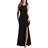 green emerald velvet dress Amazon.com: WOOSEA Women's Crew Neck Sleeveless Split Bodycon Mermaid Evening  Cocktail Long Dress Royal Blue : Clothing, Shoes & Jewelry main image 1