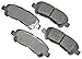 Akebono ACT1325 Proact Ultra Premium Ceramic Disc Brake Pad kit