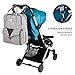 Savvy Nomad Diaper Bag Backpack with Stroller Straps & Changing Pad,Multi-Function Waterproof Baby Travel Nappy Bags for Mom & Dad - Large Capacity, Durable and Stylish，Gray