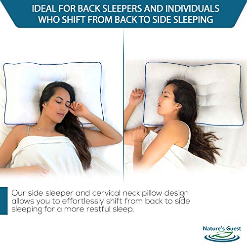 Nature's Guest Adjustable Cervical Pillow, Better Than Memory Foam
