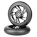 Kutrick Complete 2pcs 110mm Pro Stunt Scooter Replacement Wheels with ABEC-11 Bearing -Neo Chrome