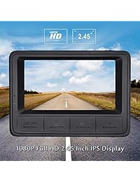 Rove R1 Dash Cam 1080P Grabador de cámara DVR Dashboard con DVR para automóvil con WiFi y pantalla IPS de 2,45 ", Visión nocturna, WDR, Grabación de emergencia, Monitor de estacionamiento, Sensor Sony