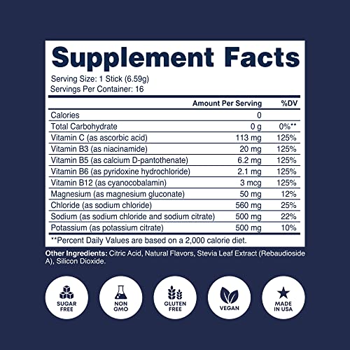 HiLyte Pro Hydration Packets, 16 Individual Drink Packets Acai Berry