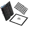 BQLZR-Black-4-Gang-DC-12V-Marine-Boat-Caravan-LED-Rocker-Switch-Panel-Breakers-with-Overload-Protection