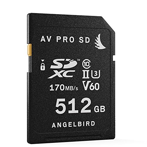 Angelbird AV PRO SDXC Speicherkarte - 512 GB [UHS-II, V60, Class 10, U3 Standard | bis zu 170MB/s Lese- und 105MB/s… – Bild 3