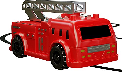 Magic Inductive Truck [Follows Black Line] Magic Toy Car for Kids & Children - Best Toddler Toys MINI Magic Pen Inductive Fangle Kids Fire Truck Follow [Red Fire Truck] - Thumbnail 2