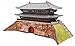 KERANOVA 369 Clever Paper 55 Piece Namdaemun Gate, Seoul, South Korea 3D Puzzle, 27.5 x 12.5 x 13 cm, 1/160 Scale, Multi Color