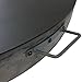 Sunnydaze 40-Inch Cast Iron Fire Pit with Cooking Ledge