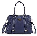 Scarleton Medium Belt Accent Tote Bag H126419 - Navy