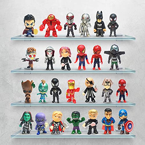 26 Pcs Mini Superheroes Figures for Boys Super Hero Action Sets Toys
