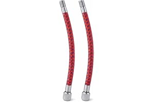 Bike Pump Tube 2Pcs Bicycle Pump Extension Hose Inflator Tube for Schrader Valve