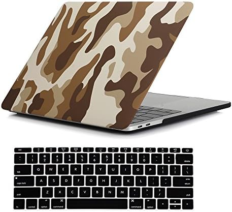 RYGOU 2 in 1 Hard Case Keyboard Cover for Newest MacBook Pro 13 Inch Without Touch Bar Model:A1708 (Released in Oct 2016)
