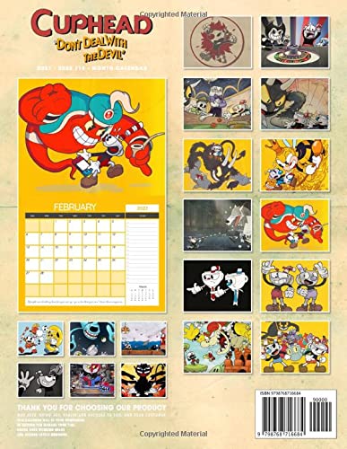 Calendrier 2023 Tal Cuphead Don't Deal With The Devil Calendar 2022-2023: Cuphead Calendar 2022  - Official Games Calendar 2022 18 Months- Planner Gifts Boys Girls Kids ...  17''X11''(Kalendar Calendario Calendrier).: Sarah Lucas: 9798768716684:  Amazon.com: Books
