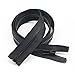 YaHoGa 2PCS #5 32 Inch Separating Jacket Zippers for Sewing Coats Jacket Zipper Black Molded Plastic Zippers Bulk (32