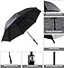 Athletico 62/68 Inch Automatic Open Golf Umbrella - Extra Large Double Canopy Umbrella is Windproof and Waterproof - Features Ergonomic Rubber Handle