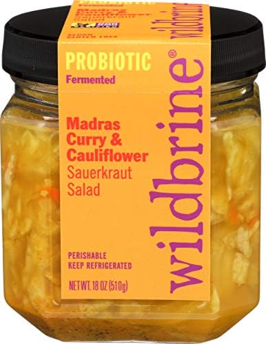 Wildbrine, Salad Sauerkraut Curry And Cauliflower, 18 Ounce