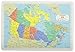 Painless Learning Educational Placemats South America Central America and Canada Maps Set Non Slip Washable