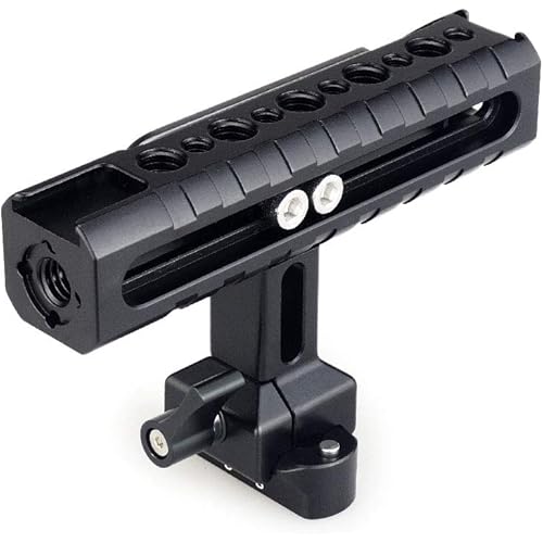 MAGICRIG DSLR Camera Handle Universal Hand Grip NATO Handle Kit with 48mm NATO Rail and Cold Shoe for Camera Cage Rig
