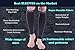 Doc Miller Compression Calf Sleeve for Men & Women, Premium Medical Grade, 20-30mmHg Graduated Support for Running, Calf Tear, Shin Splints, Knee High, Skin/Nude Calf Sleeves, Large Size, 2 Pair