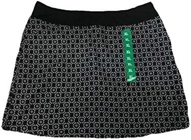 Cypress Club Women's Skorts Variety. Color Black/Whaite. Large.
