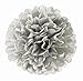 Bridal Shower Decorations Furuix 8pcs Grey Mixed Navy Blue Tissue Paper Pom Pom Tissue Paper Pompoms Flower Ball Birthday Decorations Wedding Party Table Hanging Paper Decorations