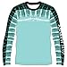 Guy Harvey Mens Del Mar Long Sleeve Performance Shirt Large Mint