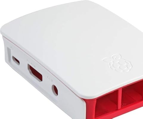 Monllack Raspberry Pie 3 Shell Raspberry Pi Case 3b + Caja de protección Especial Estuche para computadora Shell Rojo y Blanco