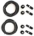 No Tie Elastic Shoelaces (2 PACK) - Reflective Running Gear for Kids and Adults - Shoe Laces for Sneakers With a Strong Lock Button by Sport2People