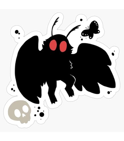Motivational Mothman Sticker 5-inch - Waterproof Vinyl Decal For Cars, Laptops & Outdoor Gear