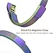 CIDETTY Fitbit Alta and HR Band, Adjustable Milanese Colorful Metal Bands with Strong Magnetic Clasp Replacement Accessory Watch Band Bracelet Loop Wrist for Fitbit Alta & Alta HR