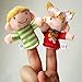 GOTD 6Pcs New Soft Family Member Puppet Baby Finger Plush Toys LOVE Warm Gift