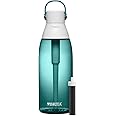 Brita Plastic Water Filter Bottle, 36 oz, Sea Glass