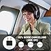 OneOdio Active Noise Canceling Bluetooth 4.1 Headphones with Mic, Wireless Wired Comfortable Foldable Stereo ANC Over Ear Headset for Airplane Travel Work TV PC Phone Computerthumb 3