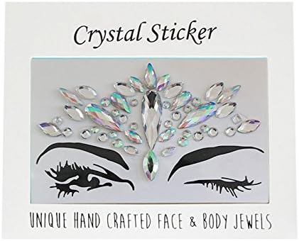 Acrylic drill face sticker Temporary Facial jewels Gems Festival Party Makeup Body Art Gems Flash Tattoo Sticker Stage Mask