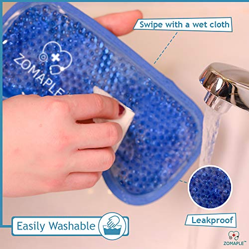 Zomaple Cooling Eye Mask Cold & Hot Gel Compress Pack for Muscle