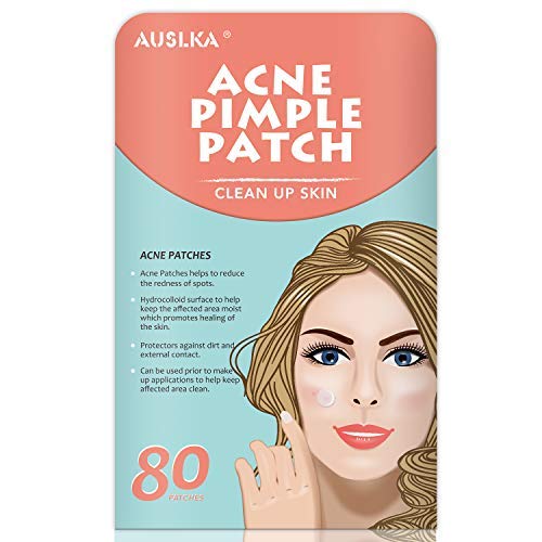 Acne Pimple Master Patch, Acne Spot Treatment, Hydrocolloid Acne Dots for Face (80 Patches)
