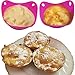 Egg Poacher, Pack of 6, Silicone Egg Poaching Cups, Microwave, Stovetop, Oven Egg Cooking, Food grade, BPA Free