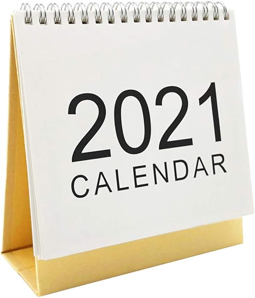 2020 Standing Desk Calendars Month Desktop Stand Up Calendar Wirebound
