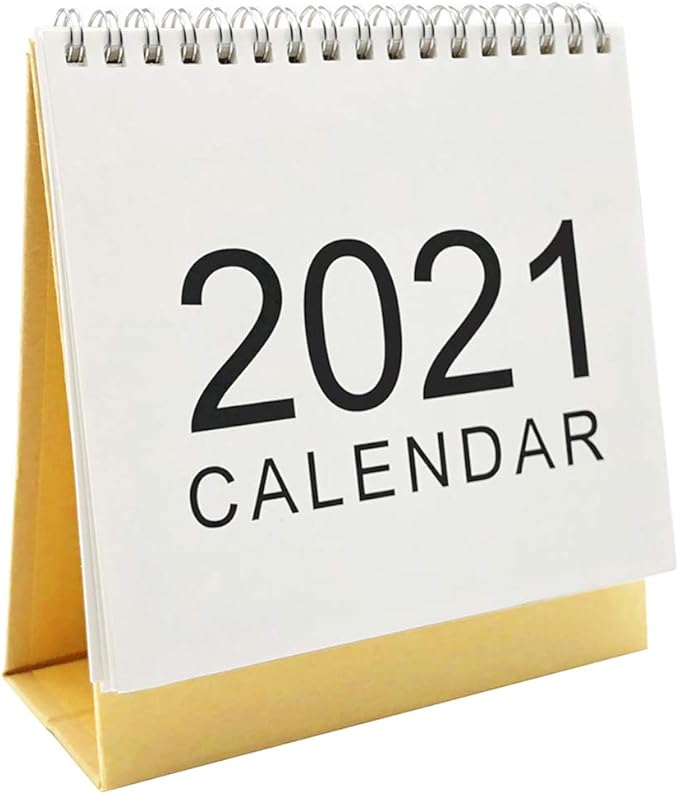 2020 Standing Desk Calendars Month Desktop Stand Up Calendar Wirebound Table Standup Simple