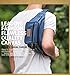 Fanny Pack Rugged Multi-functional with 7 zippered compartments. Tour lumbar pack sports bag waist pack | stylish unisex design.