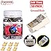 RJ45 CAT6a Cat6 Connector with Grounding Buckle Gold Plated 8P8C Pass Through Shield Plug 50PC
