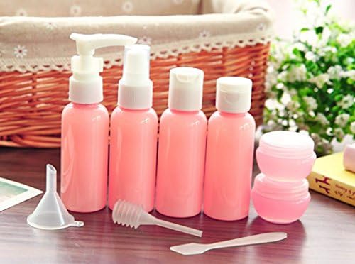 YIMAN Travel Bottles Small bottles for makeup Cosmetic Toiletries Liquid Containers Leak Proof Portable Travel Plastic bottles