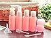 YIMAN Travel Bottles Small bottles for makeup Cosmetic Toiletries Liquid Containers Leak Proof Portable Travel Plastic bottles