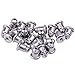 Pandahall 50pcs Earrings Findings Earring Safety Backs Original Color 304 Surgical Stainless Steel Earnuts (6.5x5mm)