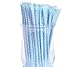 Blue & White Sassy Straws Blue Raspberry Candy Powder Filled Mini Straws 50 Count