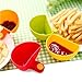 Dip Clips(Set of 4) Amytalk Colorful Plate Grab Clip-on Dip Holders Tomato Sauce Salt Vinegar Sugar Flavor Spices Dip Bowl Party Ware