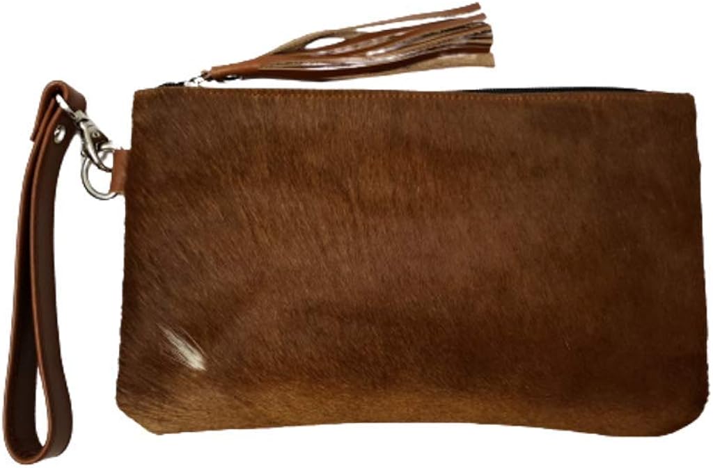 cow skin purse