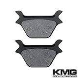 KMG 1987-1999 Harley Davidson Dyna Rear Non-Metallic Organic NAO Disc Brake Pads Set