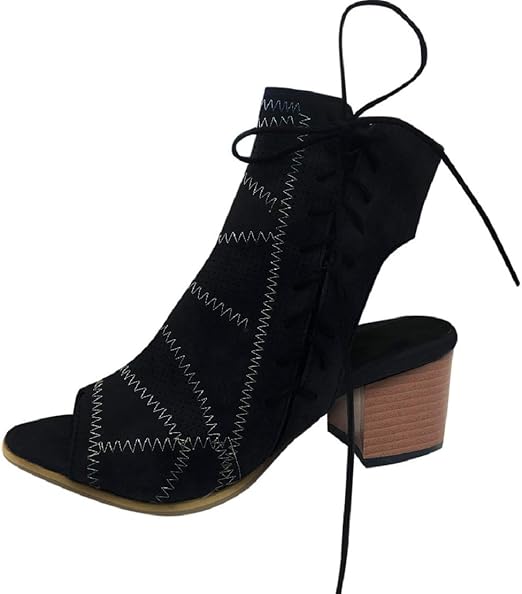bootie sandals low heel